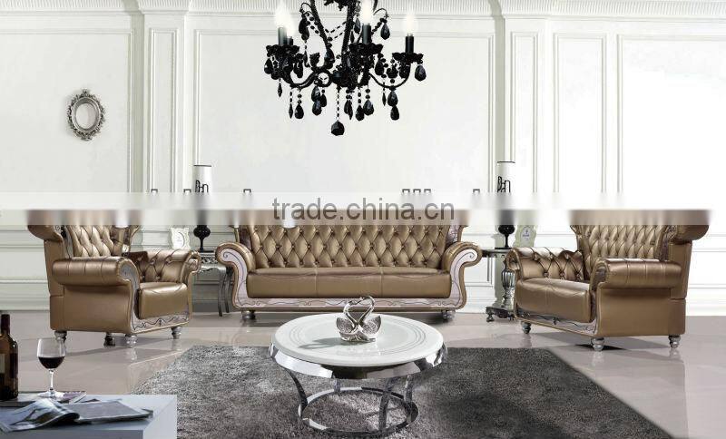 modren design real leather pu living room sofa EF-006