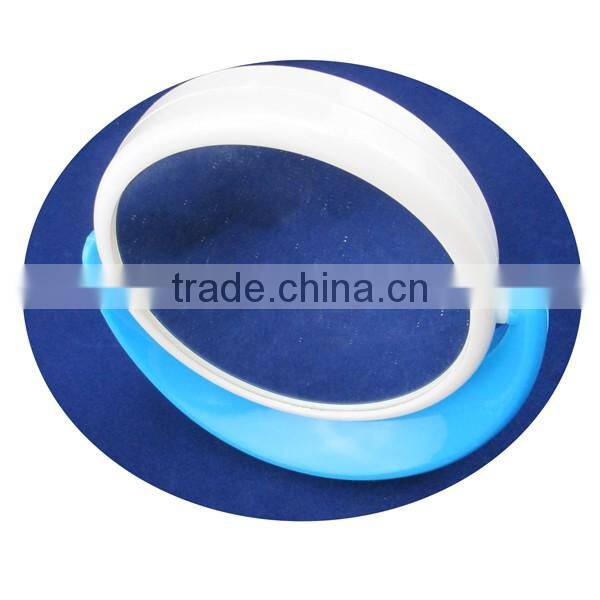 2016 double side desktop plastic makeup square mirror