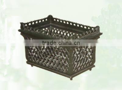 Trade Assurance Garden Cast Iron Antique Flower basket