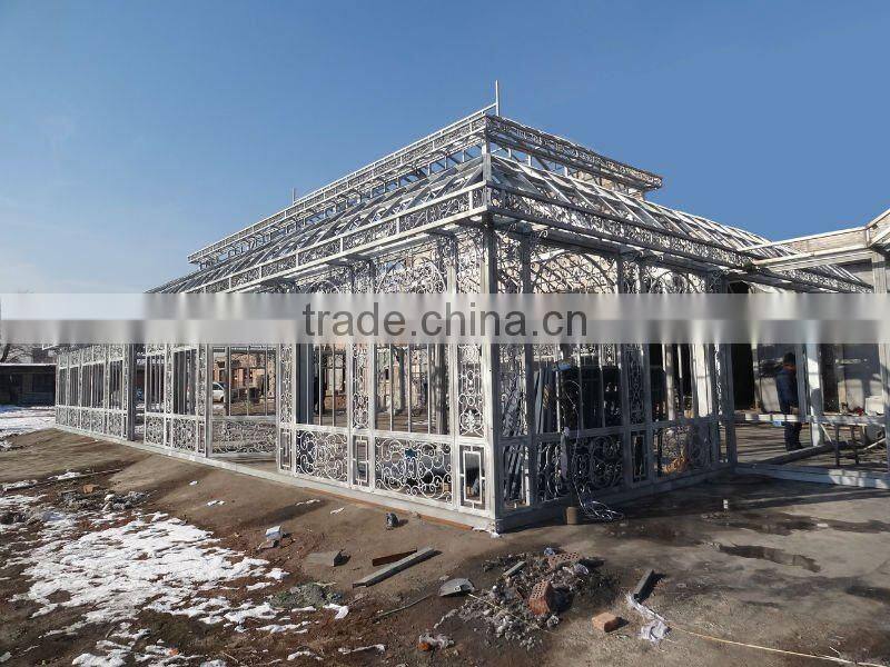 Prefabricated steel frame swimming pool house
