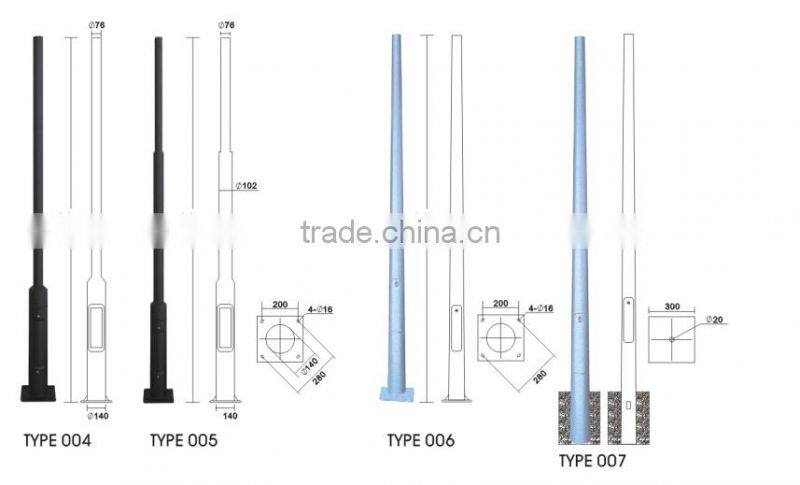 Garden Lamp Post, Light Pole, Street/Outdoor lighting Post