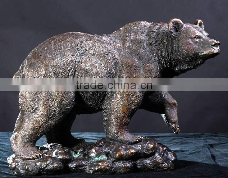 Casting Brass Bronze Bear Statue Sculpture