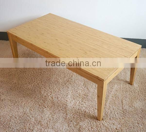 Living room Elegant nice modern square bamboo Coffee table