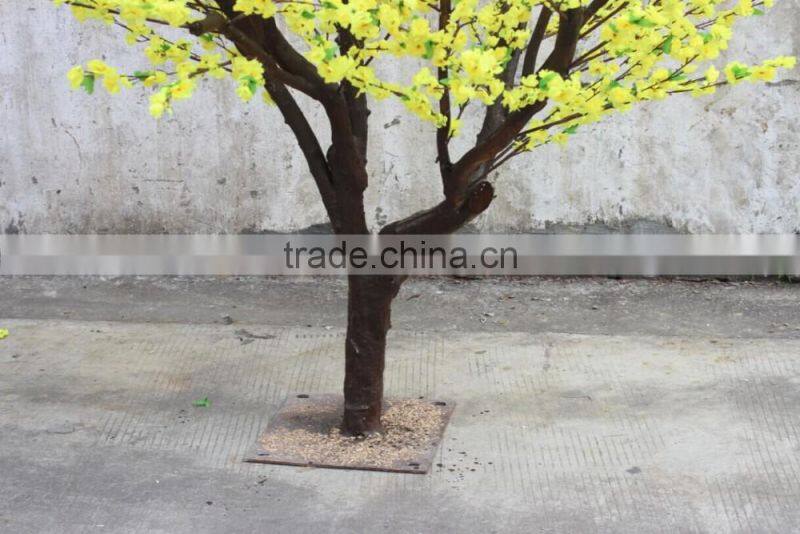 artificial peach flower tree for interior decoration