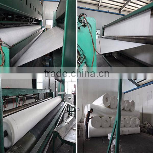 Manufacture of 300g continuous Filament needle punched nonwoven geotextile fabric with best price
