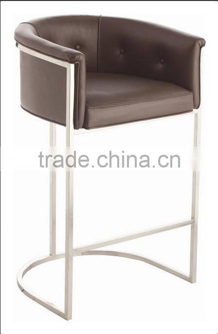 BC04 modern metal bar stool high counter chair