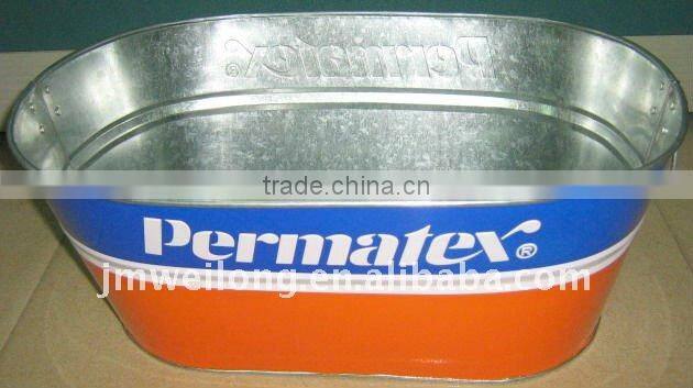 Party tub with Stainless Steel Rim