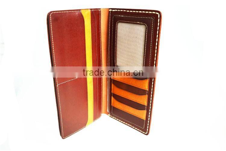Minimal Leather Wallet Genuine Leather Card Holder with Pocket wallet