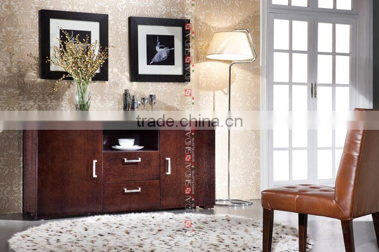 black sideboard / hand carved wood sideboard / lacquered sideboard N6327