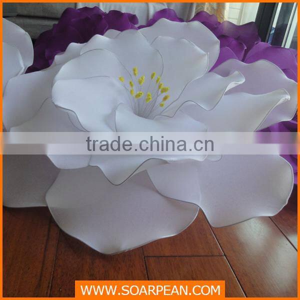 artificial plastic flower & wreath