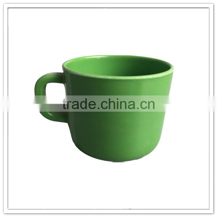 Bulk plastic ware cheap 250ML plastic handled melamine kids coffee mugs