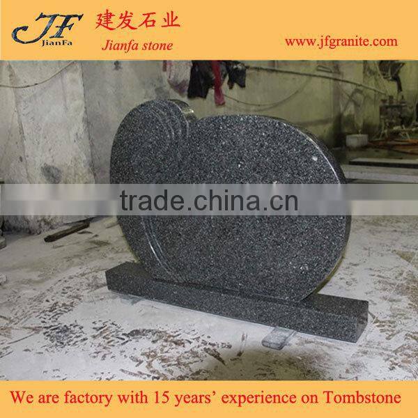 Chinese Green Granite Headstones Simple Design