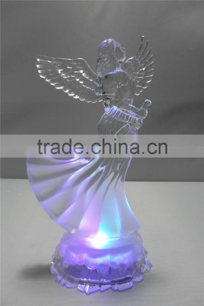 Lovely Acrylic led christmas angel for party decoration