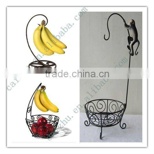 2016 Mannufacturer china banana display rack stand with hook
