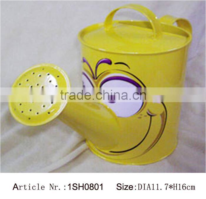 Promotional cartoon metal watering can