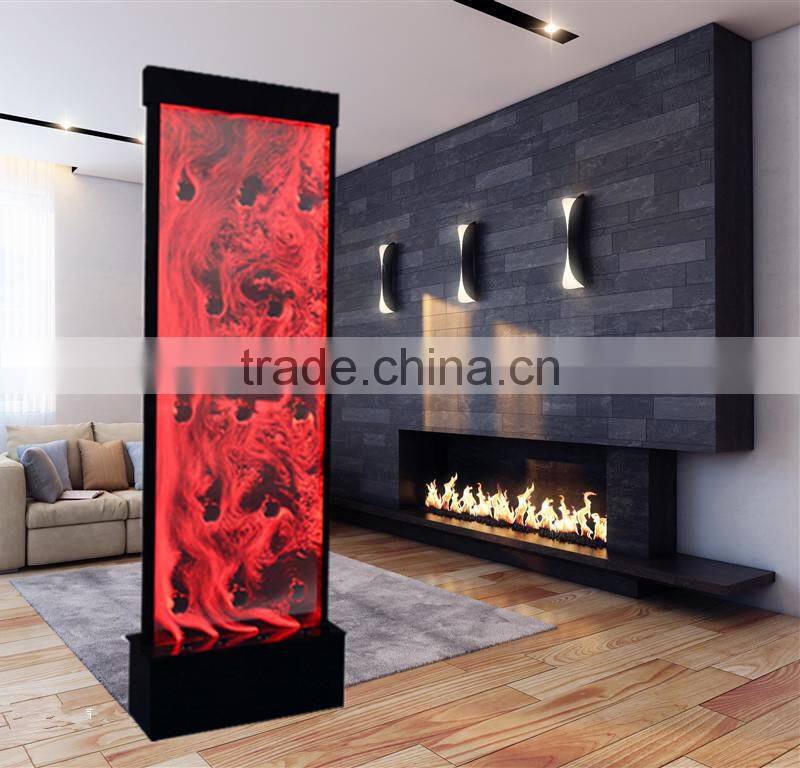 Custom project water bubble led foutains hotel inn wall decoration