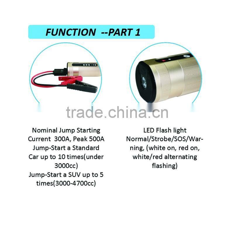 JB1205 Phone charge charger cell phone and car starter powerful powerbank