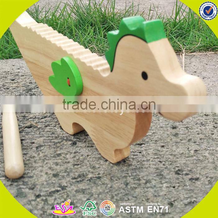 Wholesale children wooden musical hand bell toy popular teaching wooden hand bell toy W07I023