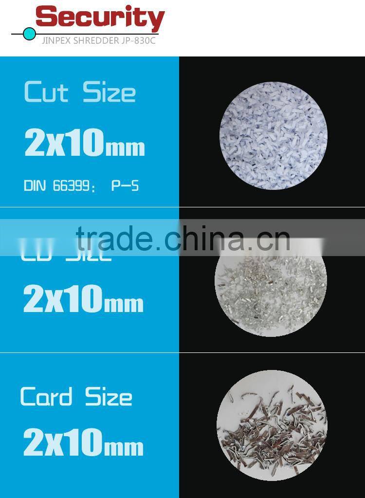 JP-830C Micro Cut Paper Shredder High Secrity Paper Shredder A4