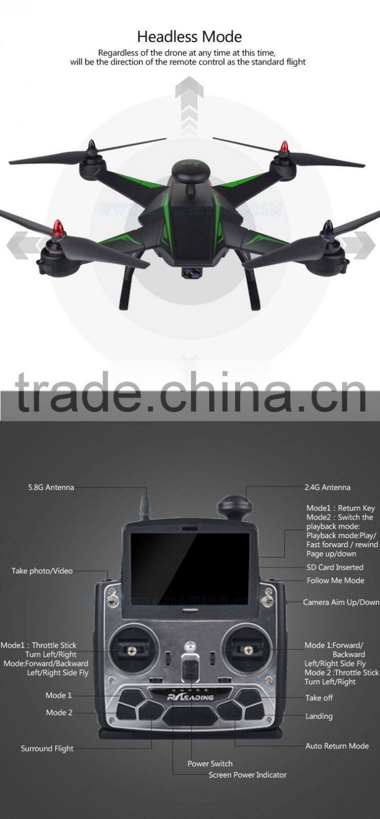 Super GPS powered drones for sale Remote control quadcopter with HD CAMERA Follow me Brushless motor