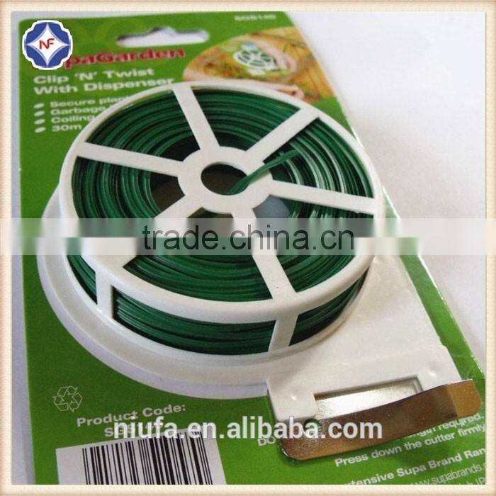 roll green twist tie garden supplies twist tie plant tie