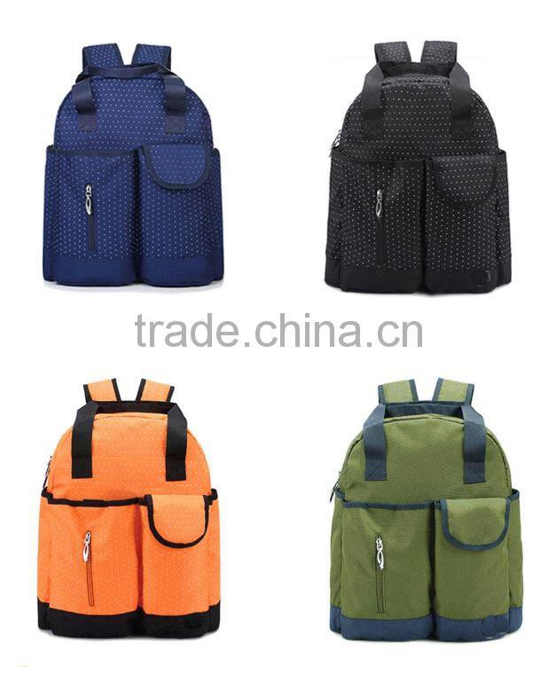 Fashion & cute dots child diaper backpack