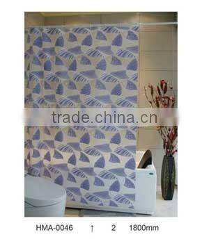 Various color shower curtain