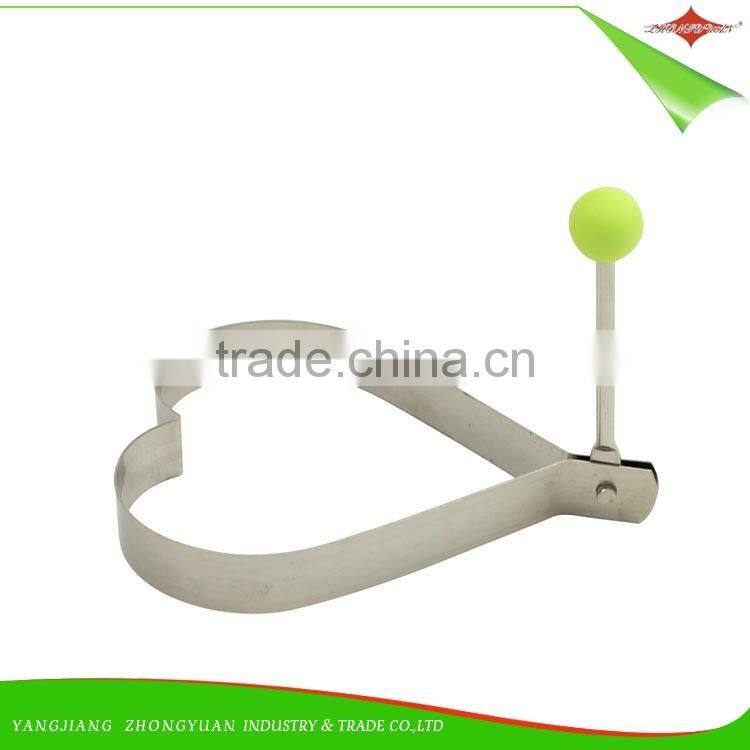 ZY-F1417 non-stick stainless steel heart shaped fried egg mold