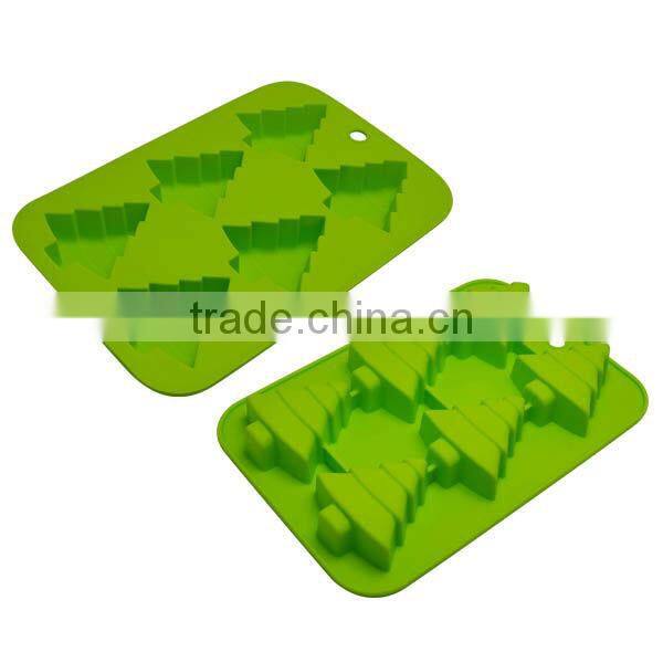 Kitchenware Chrismas tree shaped Silicone Ice Mold/Chrismas tree shaped Silicone Ice Cube/Silicone Ice Tray
