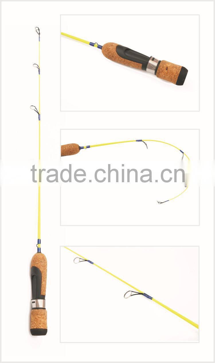 80CM Fiberglass Ice Fishing Rod in Different Colors