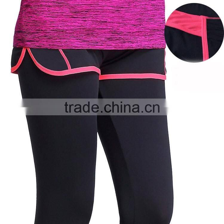 Custom high quality black yoga pants fitness clothing manufacturer yoga pants for girls