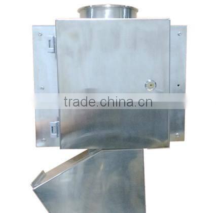 recycling industry metal detector with infrared rejector device