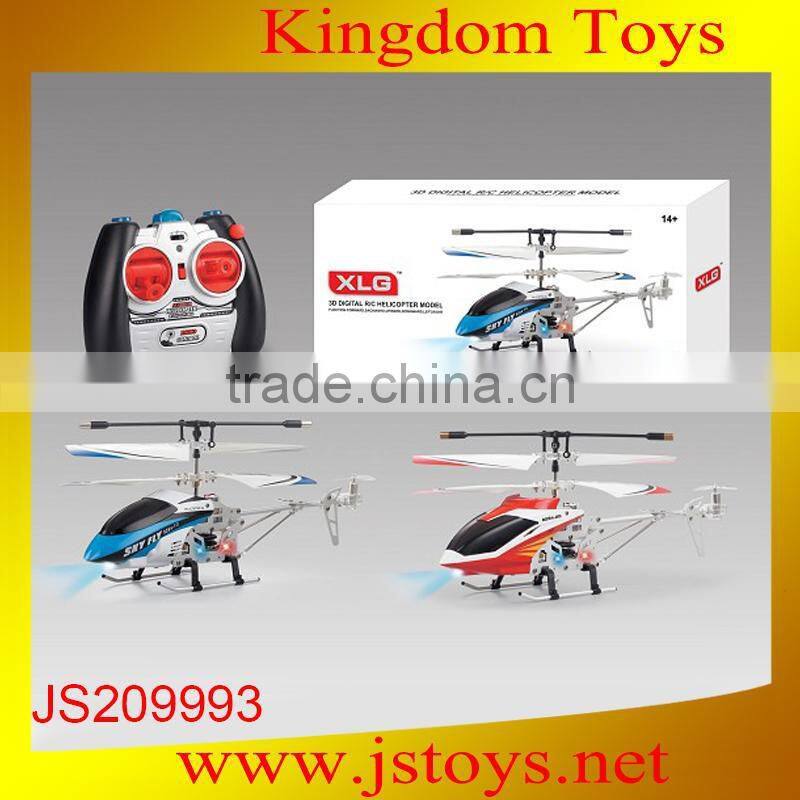 2015 new type 3.5 function metel r/c helicopter hot sale