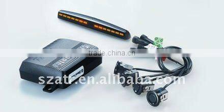 Front PTS with volume adjustable LED display parking sensor