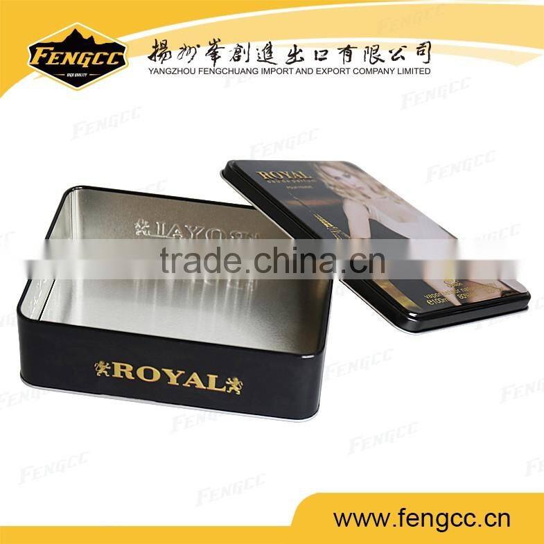 square shape tin box / metal box for promotion gift