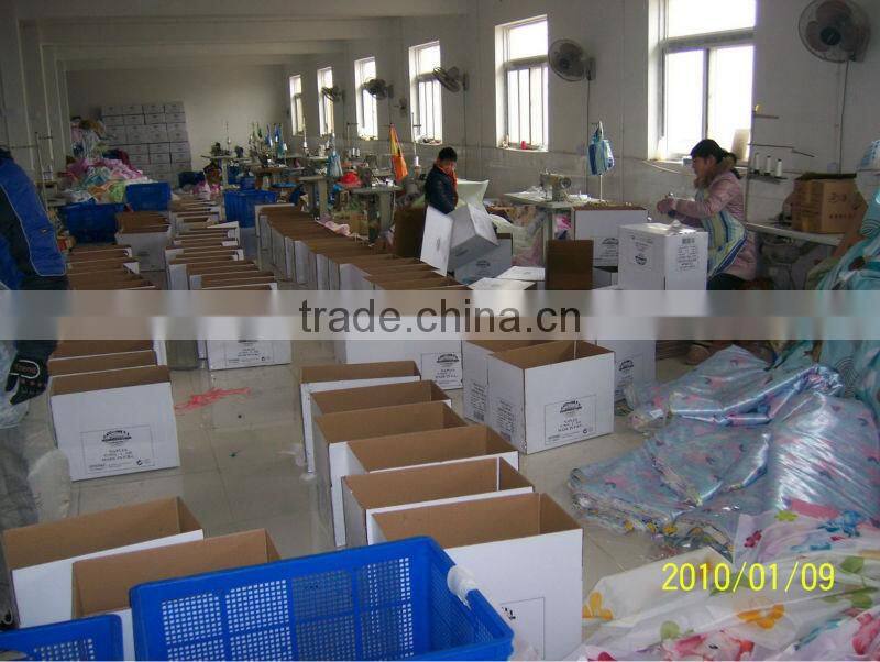 Factoried shower curtain