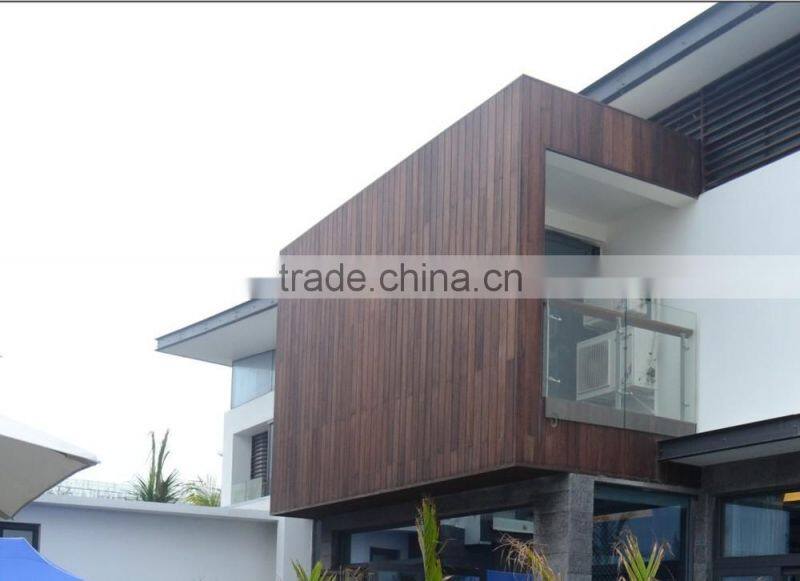 Chinese Outdoor Wall Panel Strand Woven Bamboo Wall Strips LIght Chocolate Color---KE-OS0888