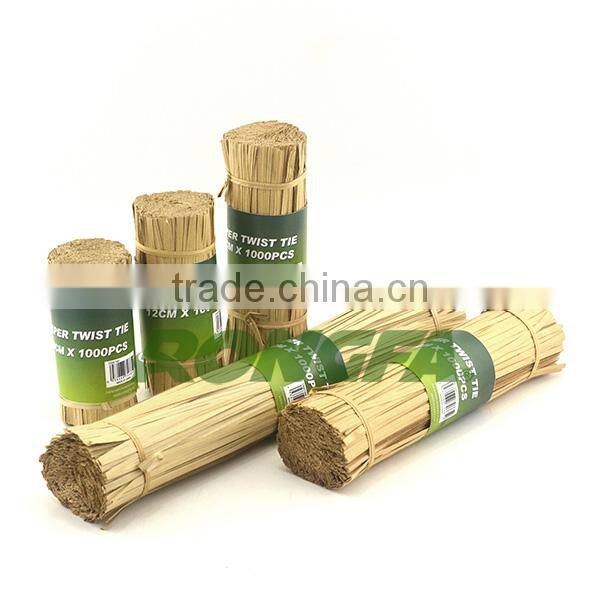 6mm x 30cm environmentally green vineyard twist ties