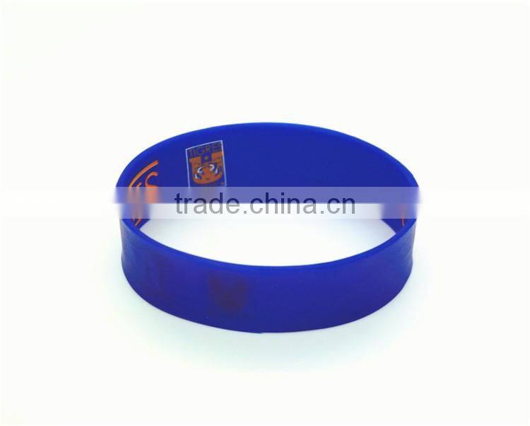 Customized Sports Silicone Whistle Slap Bracelet Wristband