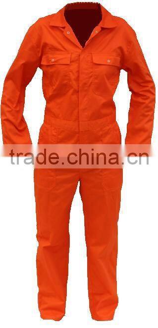 Working Suits Of Orange Colors For Workwear Reflective Safety Coverall