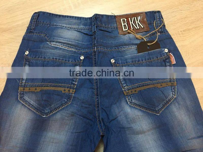 GZY Classical Labour Suit Men Jeans Trousers For Europe In Bulk Stock 2017