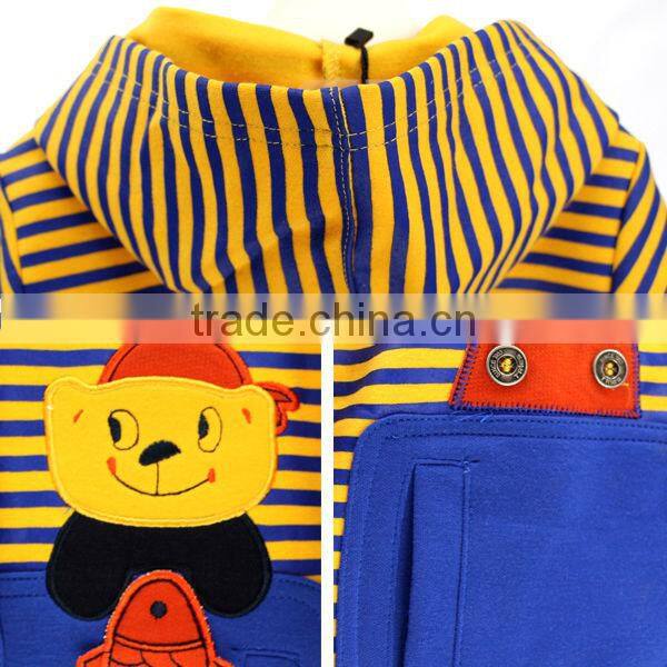 cute animal interlock 100% polyester bulk wholesale korean style children clothing