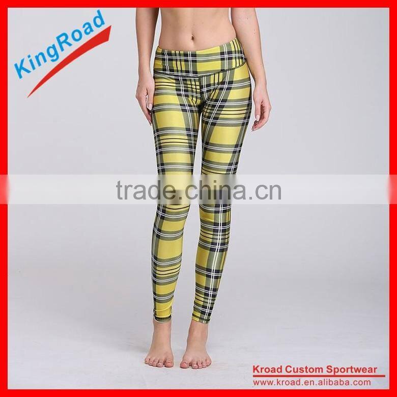 80%nylon, 20%spandex fitness wear compression pants, long compression wear