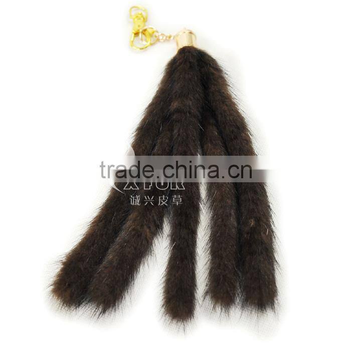 CX-R-26 2016 Fashion Real Mink Fur Keyring