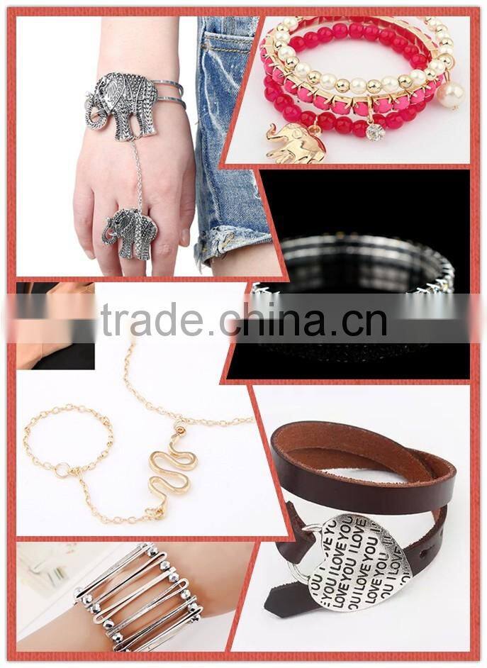 2016 fashion Arrow head cuff banlge vintage turquoise cuff bangles thin open cuff bangle