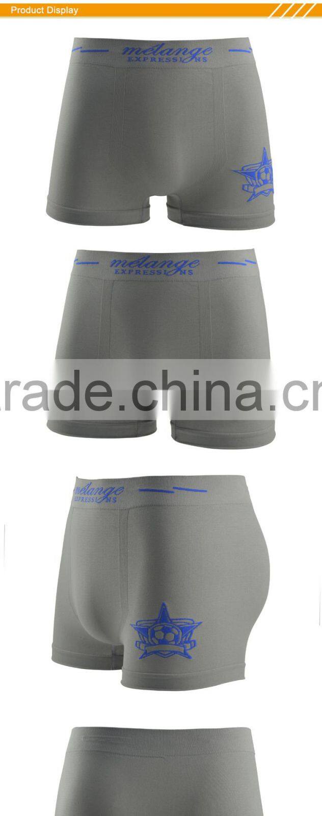 HSZ-0014 Newest Design your own mens nylon spandex underwear boxer briefs printing panties for men