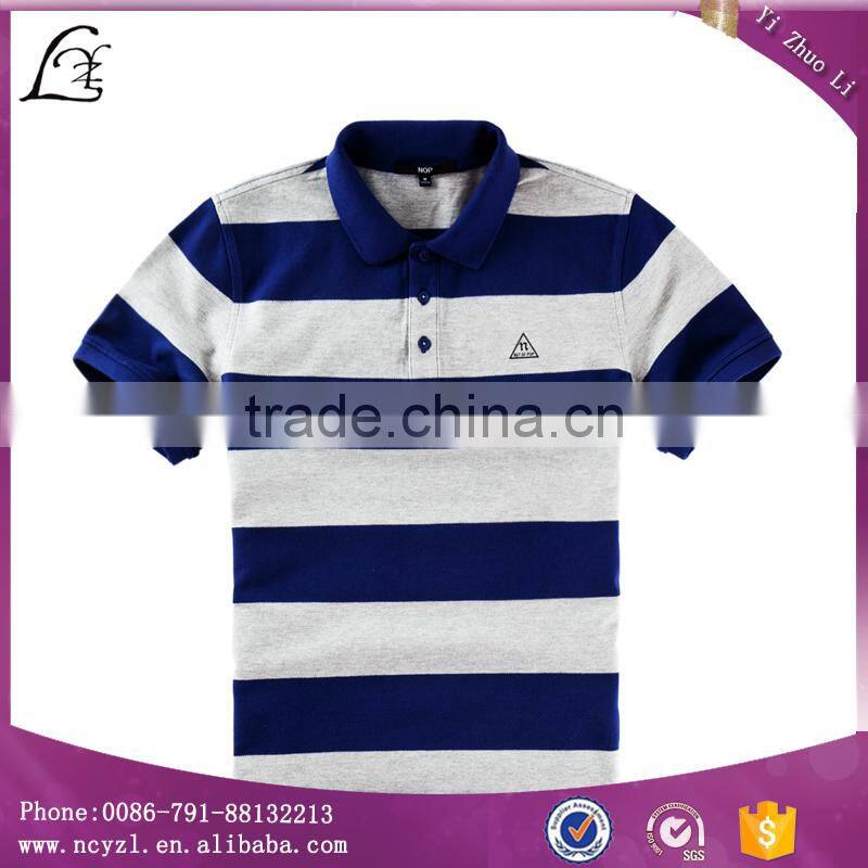 2017 Alibaba jiangxi wholesale custom color combination polo shirt