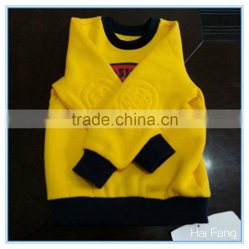 Kids clothing suppliers China custom crewneck sweatshirt high quality cotton sweatshirt hoodie printed shirts