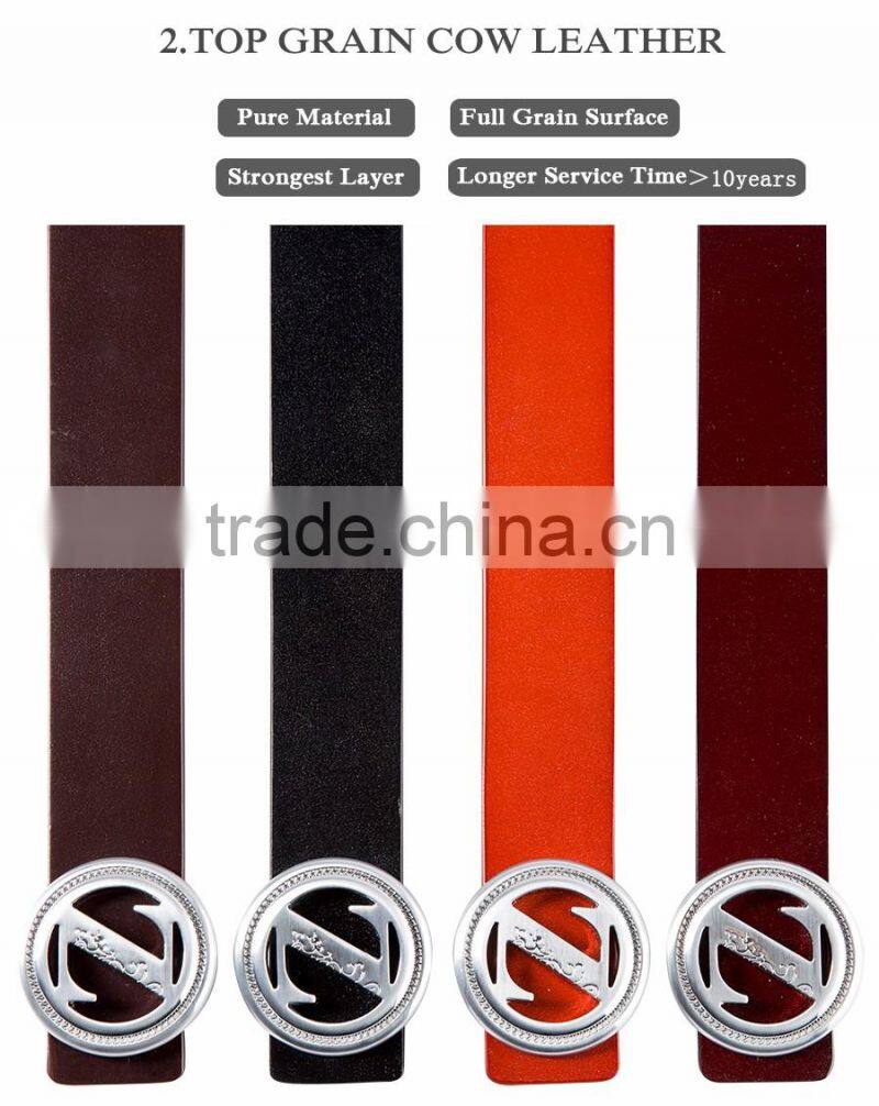 2016 Alibaba Hot Selling Men Belts Wholesale Genuine Leather Belts