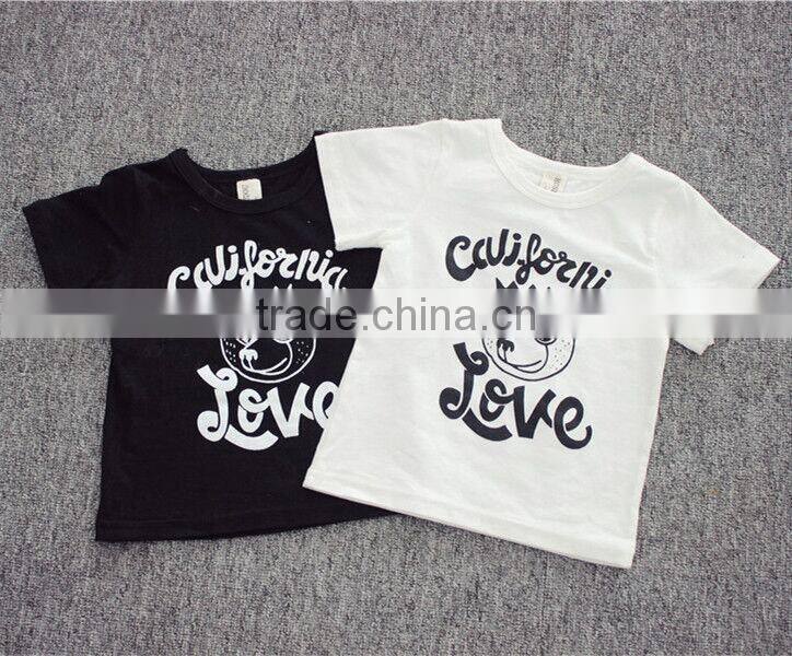 High quality baby clothes 100% cotton baby clothing shoort sleeved baby T-shirts